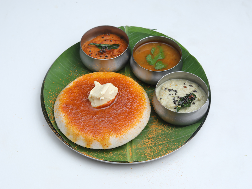 Butter Podi Thattu Idli